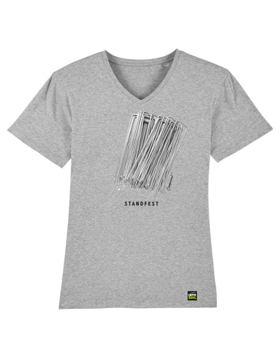 Cooles-Camping-Bio-Herren-T-Shirt-Presenter_Heather-Grey