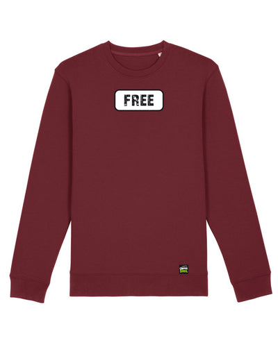 Camping-Bio-Herren-Sweatshirt-Changer_Burgundy