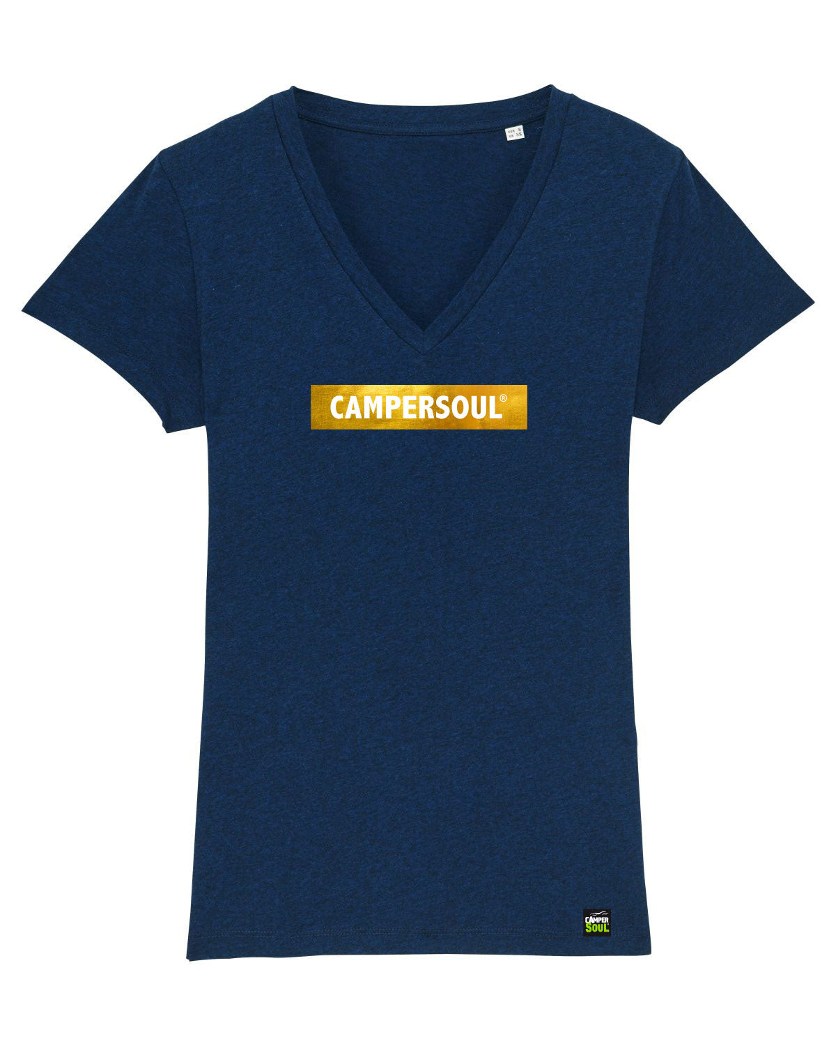 Cooles-Camping-Bio-Damen-T-Shirt-Evoker_Black-Heather-Blue