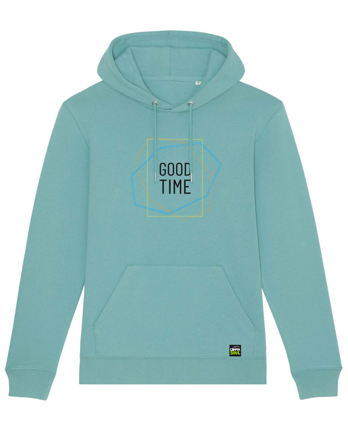 Camping-Bio-Damen-Hoodie-Cruiser_Teal-Monstera