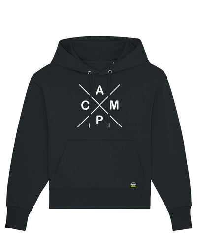 Camp – Lässiges Bio Damen (Unisex) Kapuzen-Sweatshirt