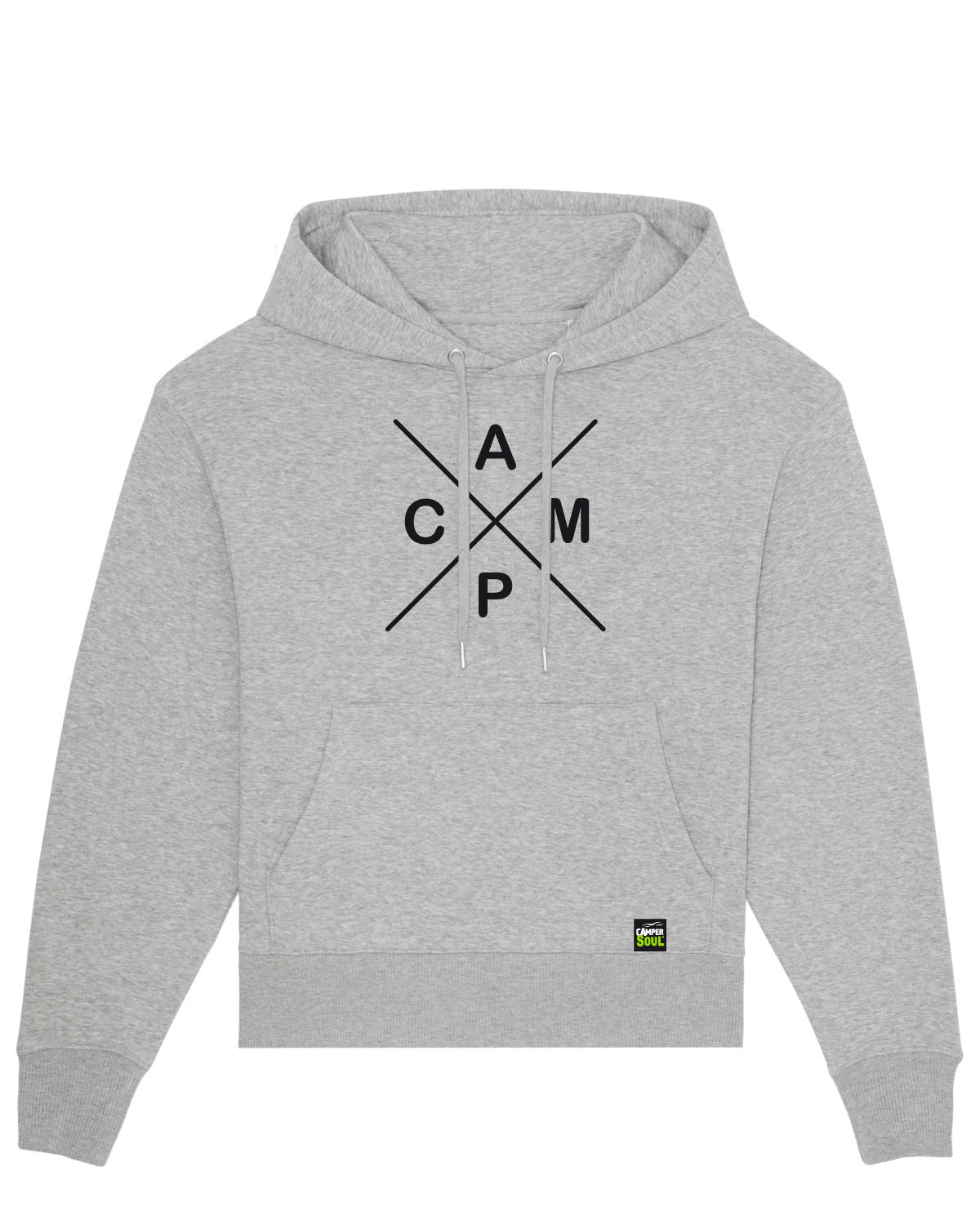 Camp – Lässiges Bio Damen (Unisex) Kapuzen-Sweatshirt