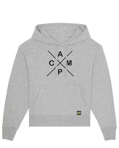 Camp – Lässiges Bio Damen (Unisex) Kapuzen-Sweatshirt