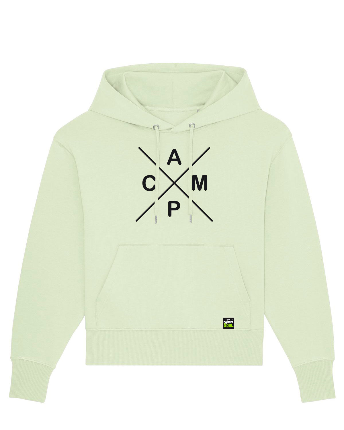 Camp – Lässiges Bio Damen (Unisex) Kapuzen-Sweatshirt