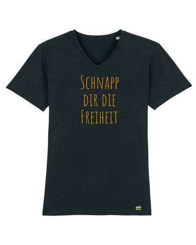 Cooles-Camping-Bio-Herren-T-Shirt-Presenter_Black