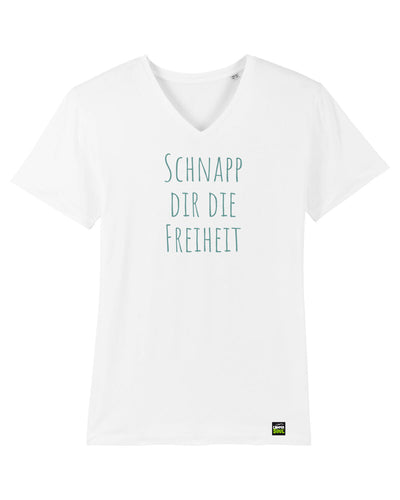 Cooles-Camping-Bio-Herren-T-Shirt-Presenter_White