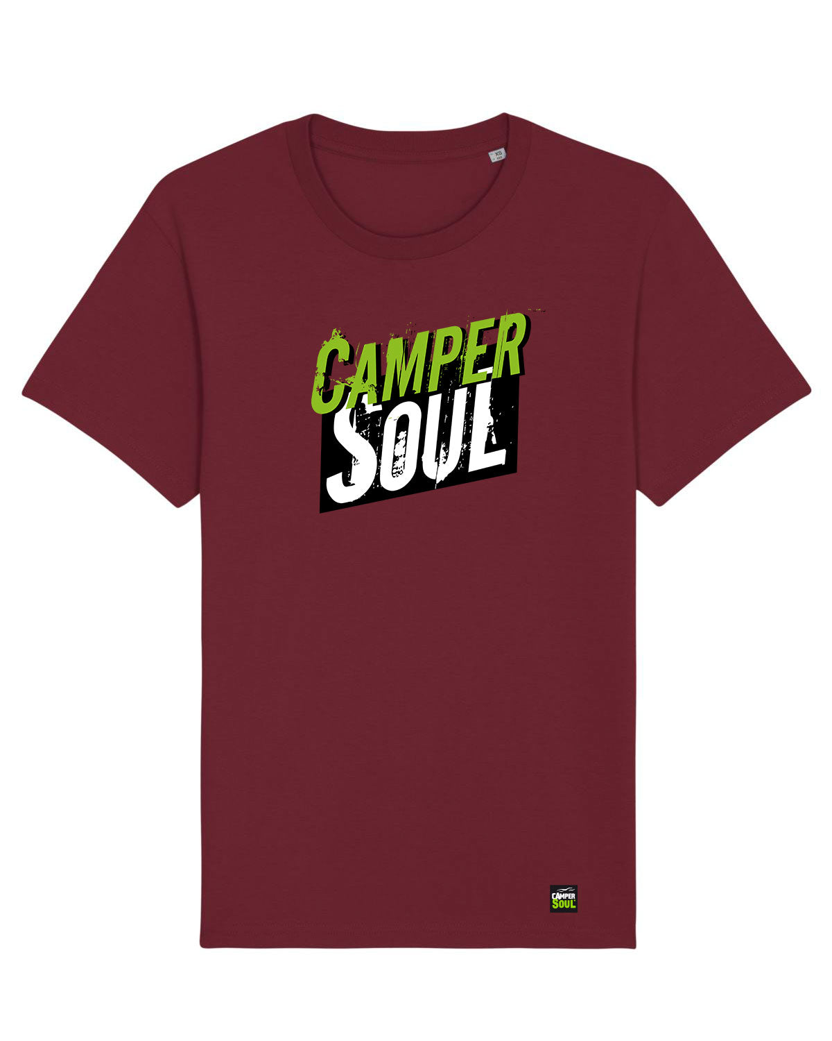 Campersoul-Herren-Bio-T-Shirt-burgundy