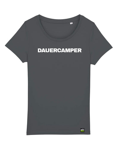 Dauercamper-T-Shirt-Damen-Anthracite