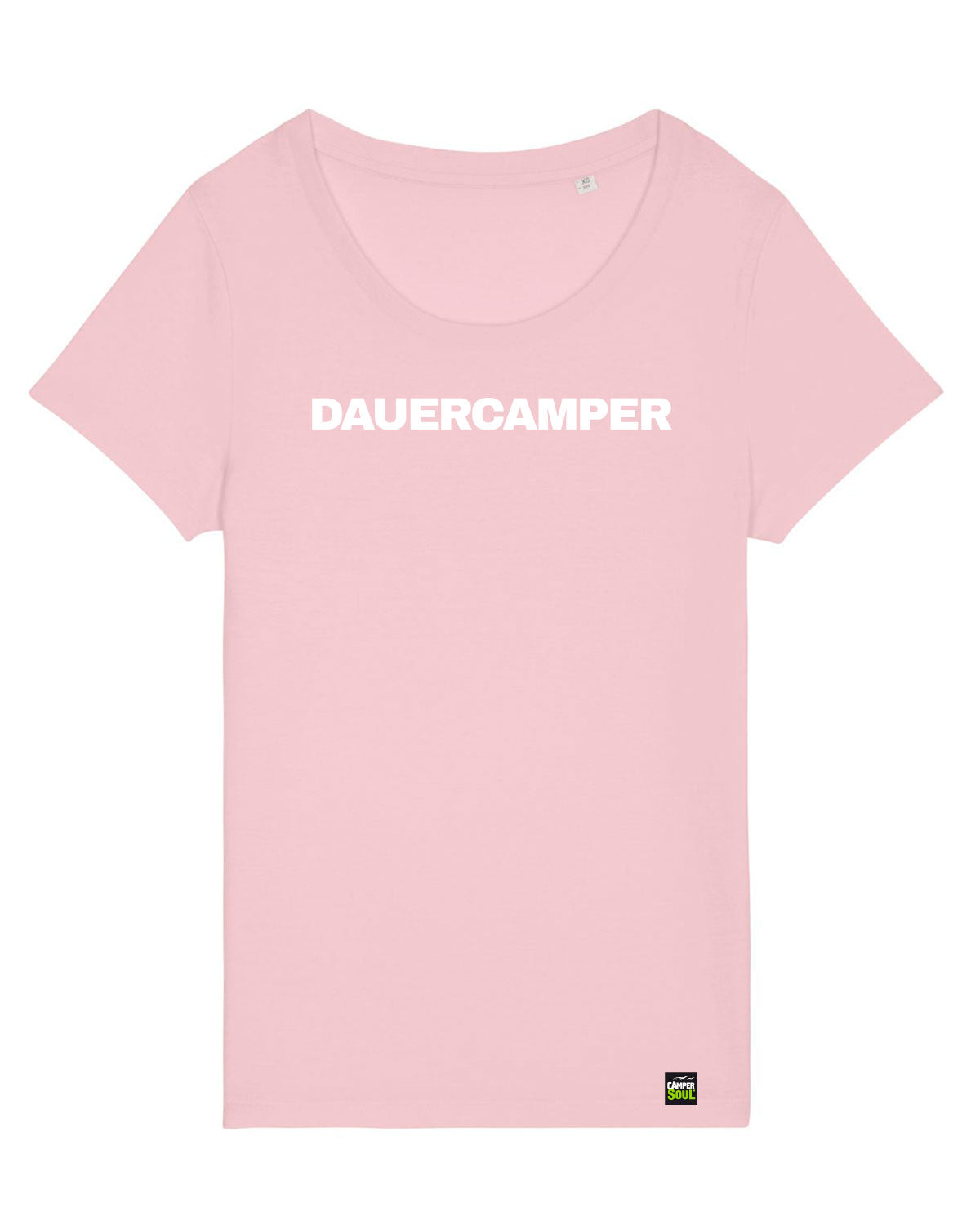 Dauercamper-T-Shirt-Damen-Cotten-Pink