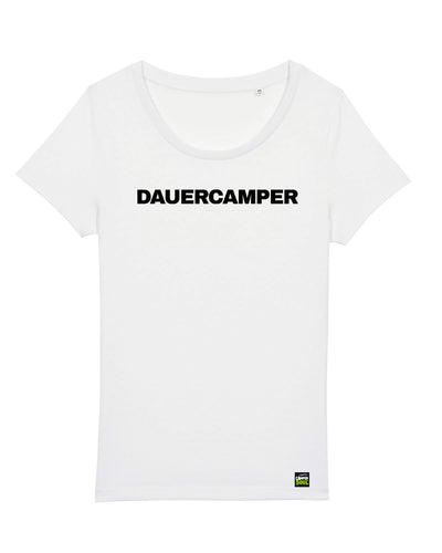 Dauercamper-T-Shirt-Damen-White